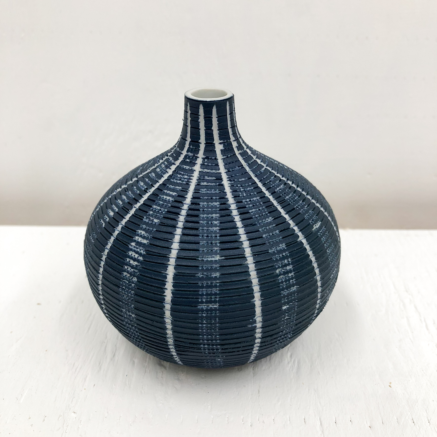 Congo Tiny L Handmade Vase - Blue 22