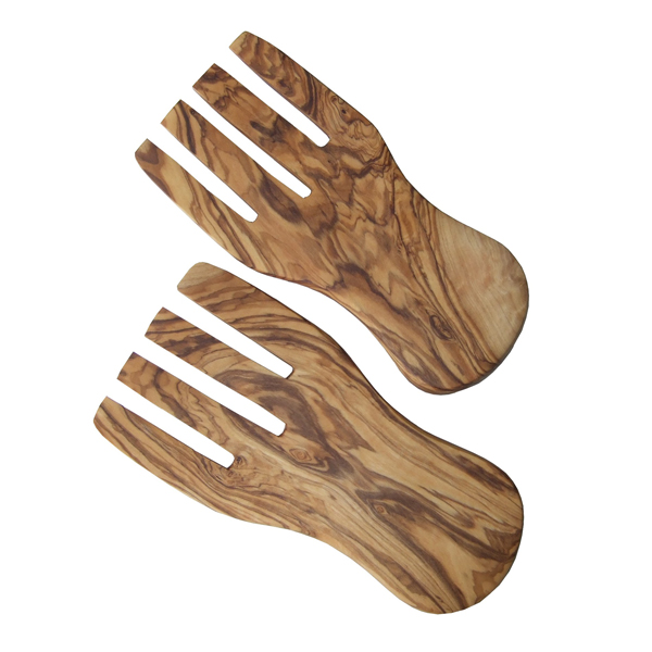 Salad hands side by side