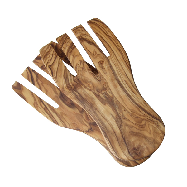 Salad hands stacked